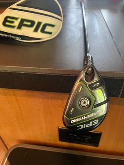 Very Nice Callaway Epic Super Hybrid Golf Club with Premium Shaft Upgrade