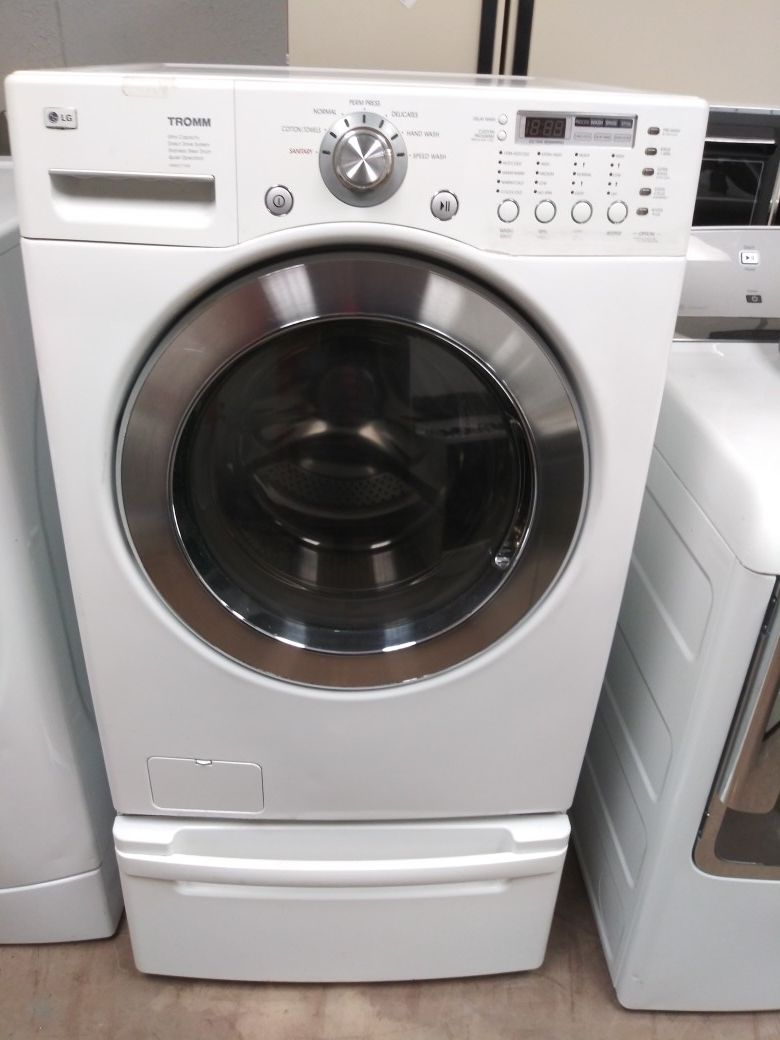 LG Tromm ultra capacity front load washer