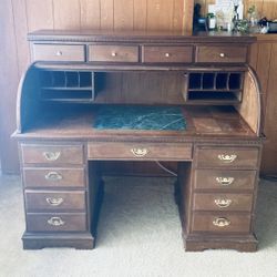 Roll Top Desk Wood