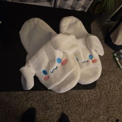 Bunny Slippers With Standing Ears