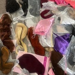 20 Human Hair Wigs for Aspiring Sellers – Various Colors, Textures & Lengths, Price Negotiable