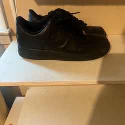 black air force 1s