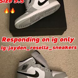 Air Jordan 1 Light Smoke Greys