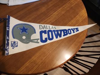 Vintage Dallas Cowboys Felt Pennant