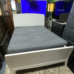 Full Bed Frame And Mattress 