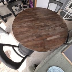 Rae Round Pedestal Bistro Dining Table (48")