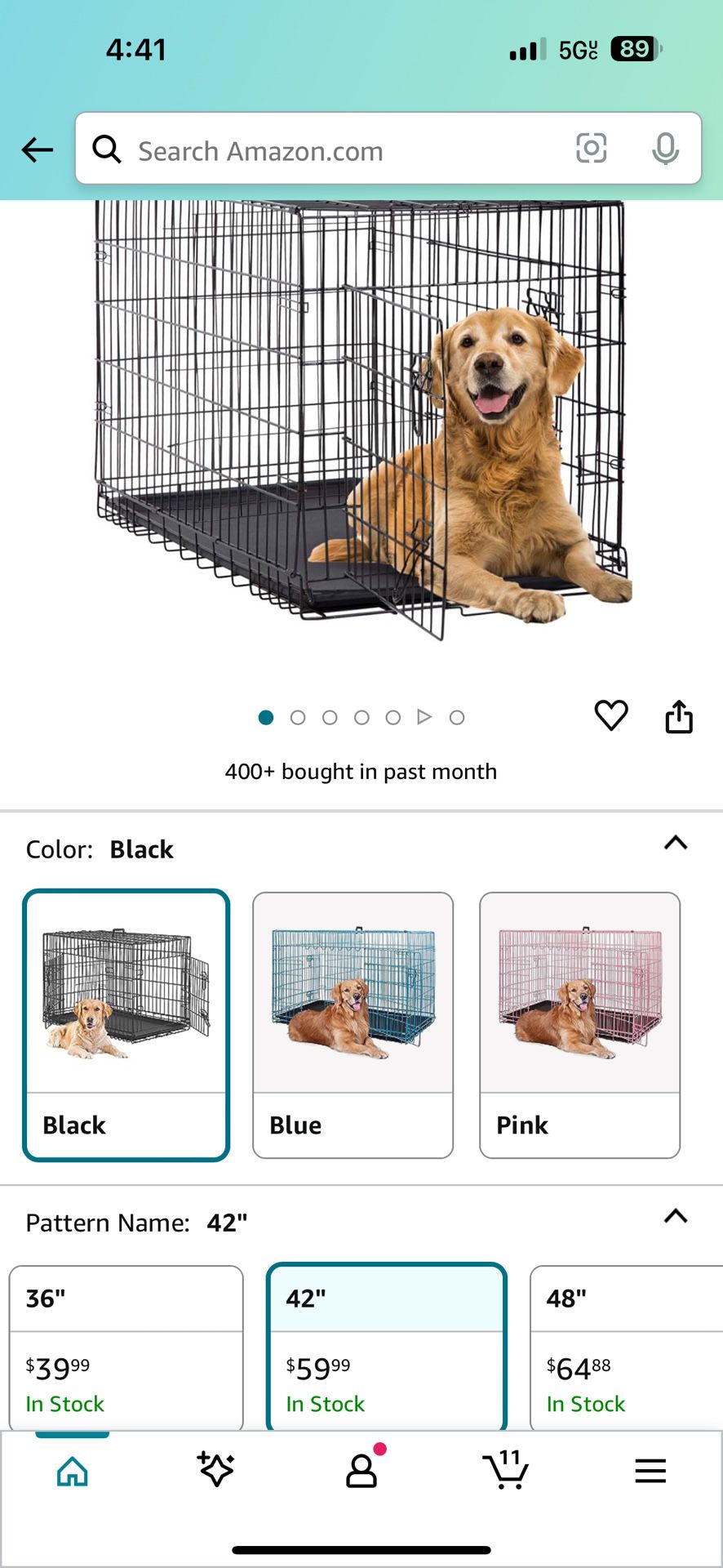 Dog Crate For Medium To Large Dogs