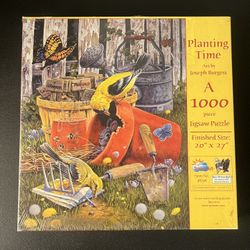 SunsOut Puzzle 1000 Pc Planting Time By Joseph Burgess New Sealed