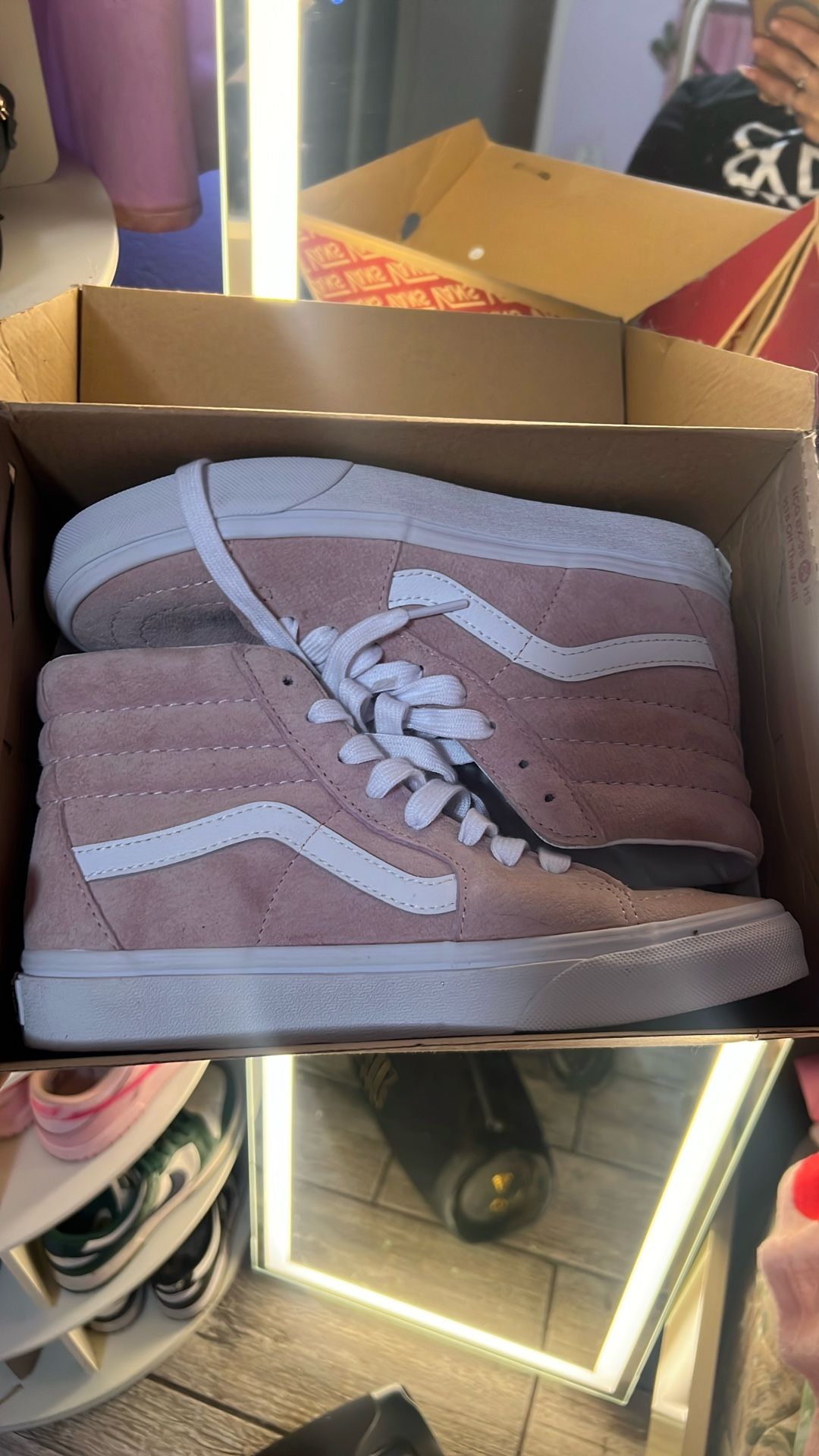 Pink High Top Vans 