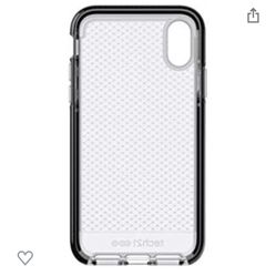 tech21 - Evo Check Case for Apple iPhone Xs - Smokey/Black