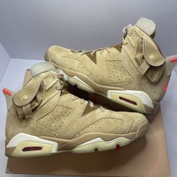 Jordan 6 Travis Scott Khaki 