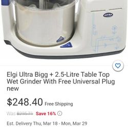 Ultra big G wet grinder a 110 V