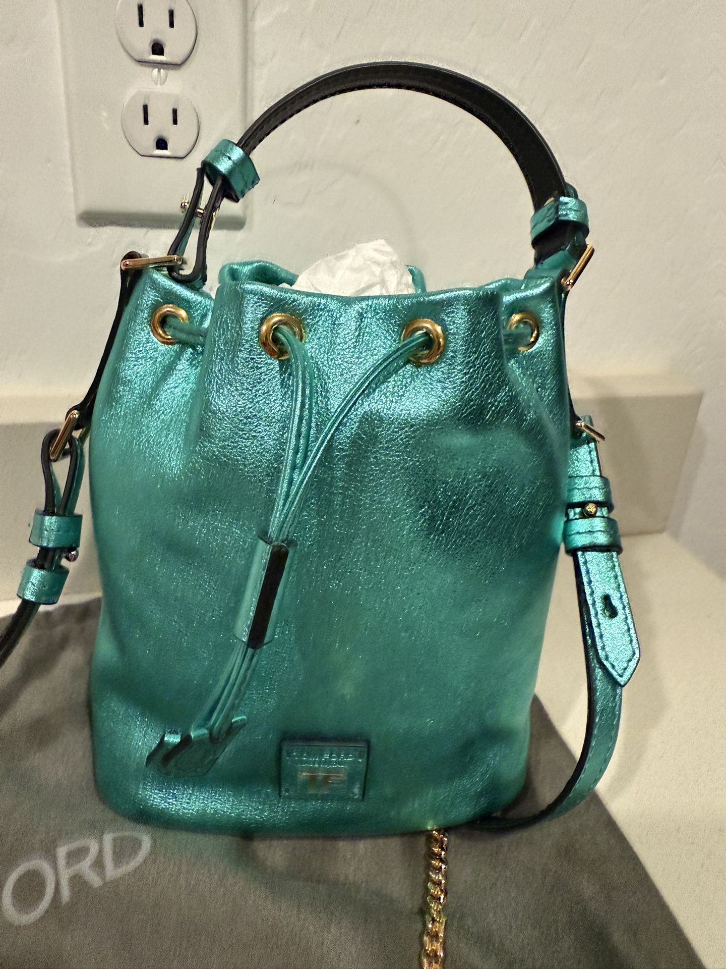 Tom ford Teal Bucket Bag