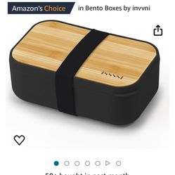 Invvni Black Bento Box