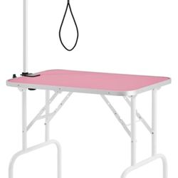 32 Inch Pink Dog Grooming Table 591772