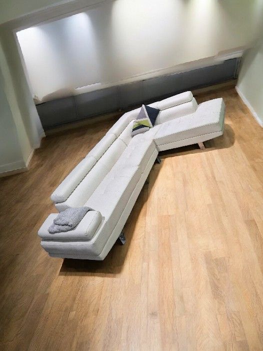 White Modern Sectional