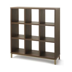 9 Cube Organizer With Metal Base 