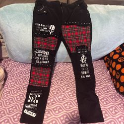 NEW  UNUSED GTHIC Punk Mens Pants size 34