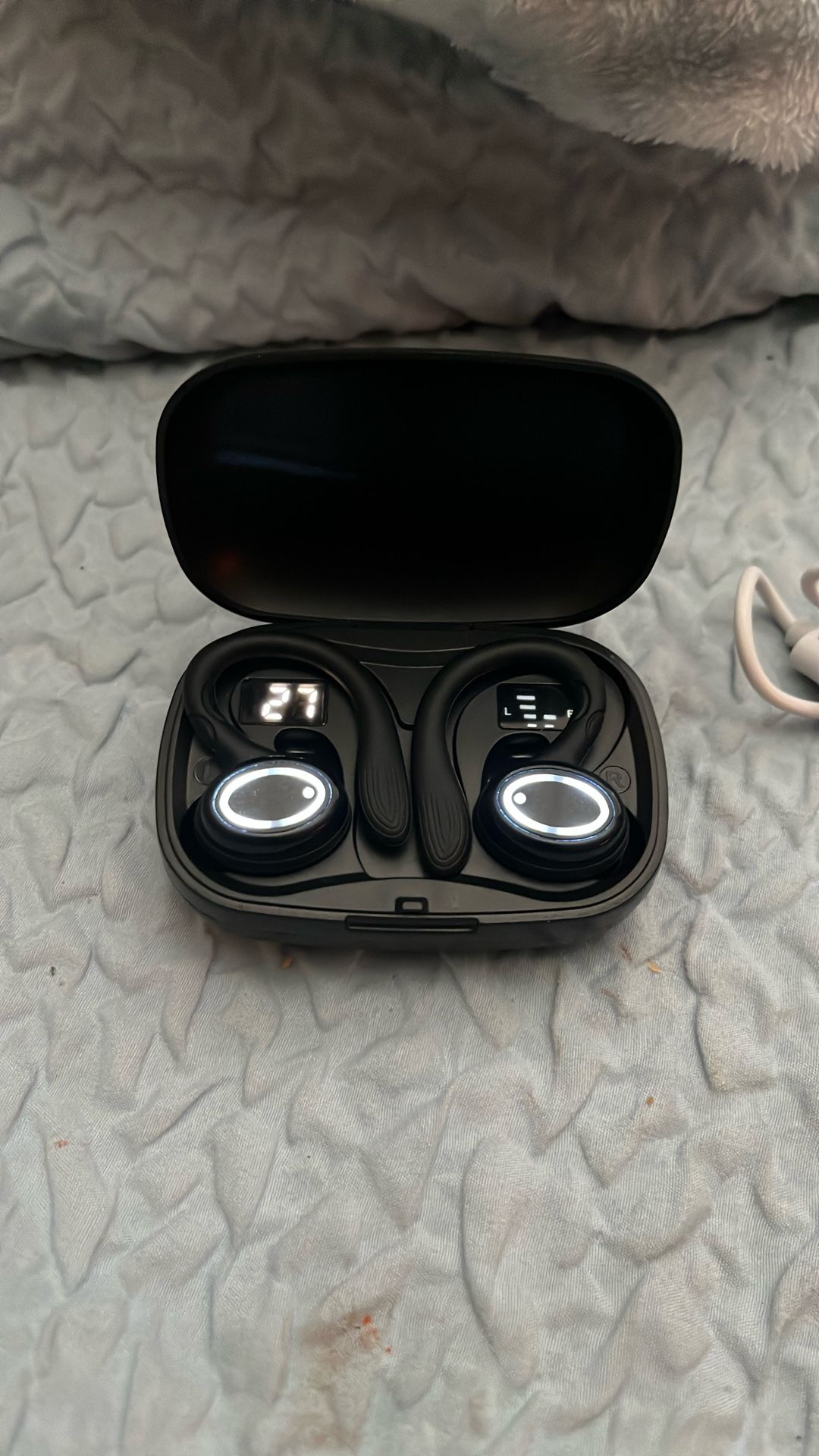 Earbuds Non-used comes with mini charger Usbc