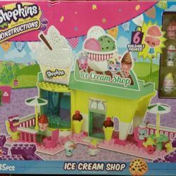 Shopkins kinstructions ice cream shop