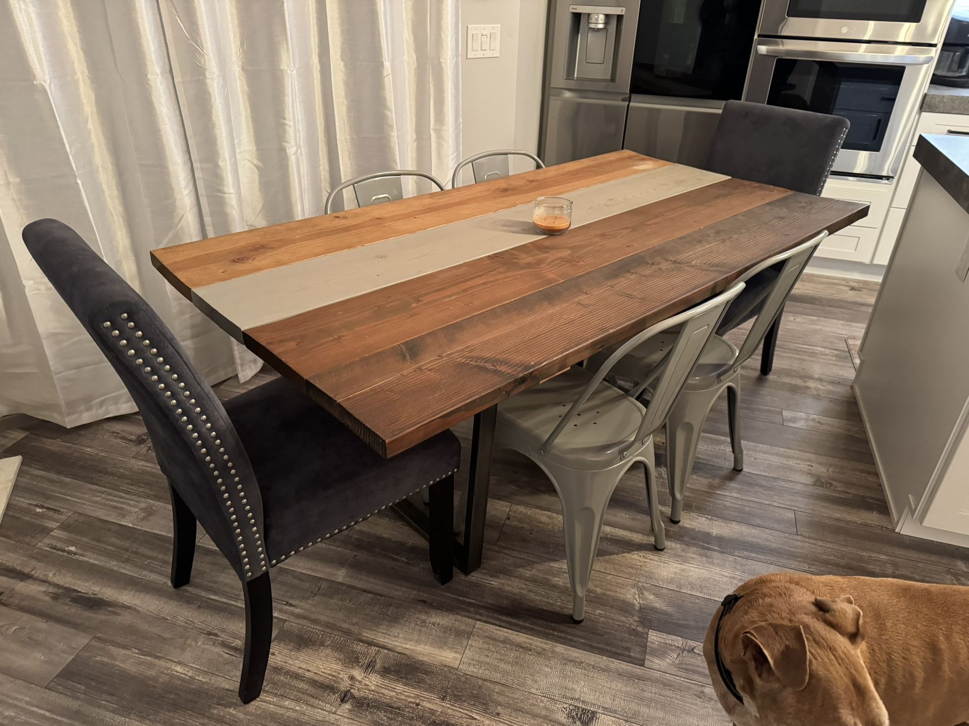 Rustic Dining Table With 6 Chairs!