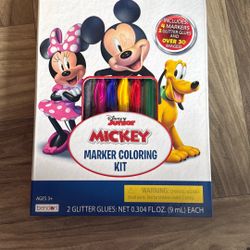 MICKEY MOUSE CLUBHOUSE COLORING KIT WITH MARKERS