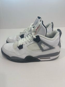 Jordan 4 white Cements size 12