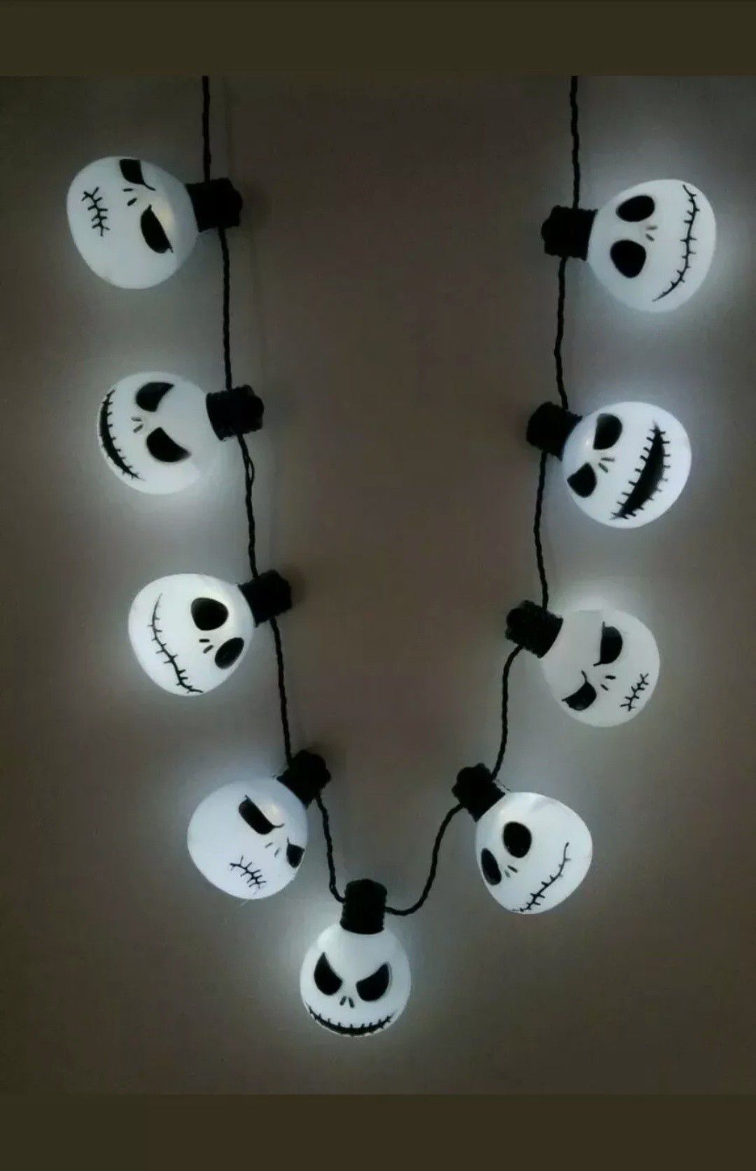 Disney's"The Nightmare Before Christmas" light up necklace