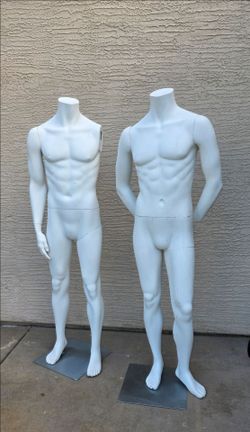 Mens Mannequin missing hands and arm $65 each