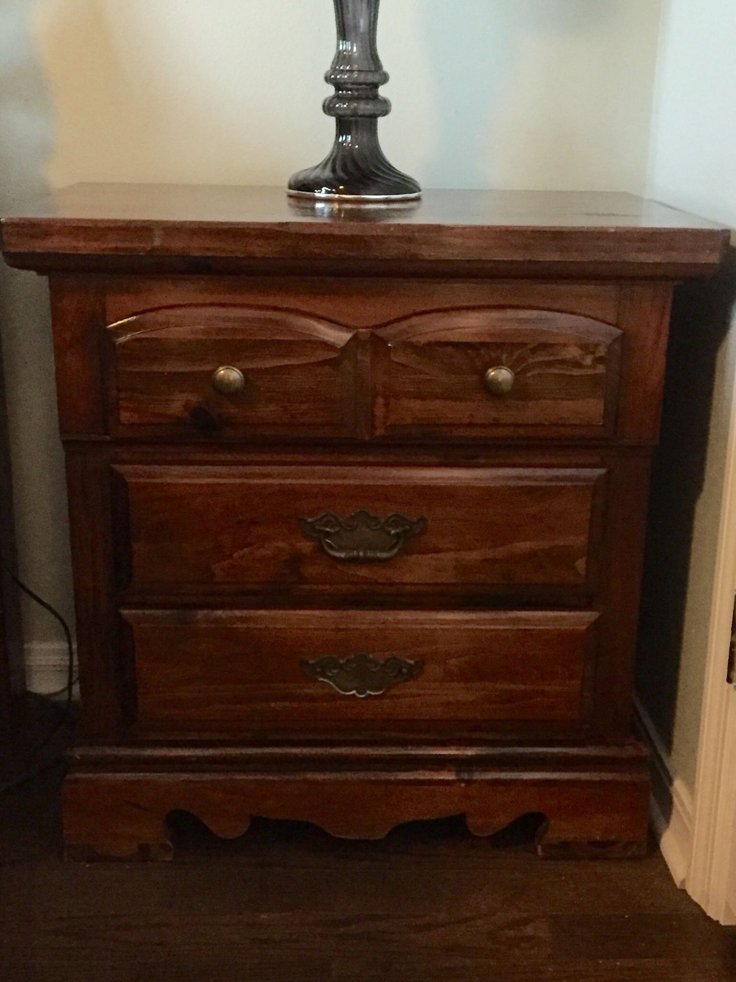 Reduced - Must Sell: Very nice solid wood bedroom set- still available - $500
