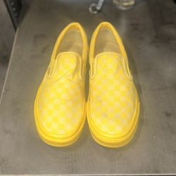 All Yellow Slip On Van's (Size 11.5)