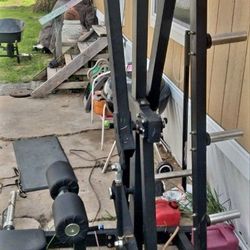 $150 FIRM (Used) Plate Loaded Lat Pulldown Weights included!