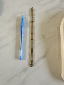 18k Solid Gold Italian Hand Made Bracelet 