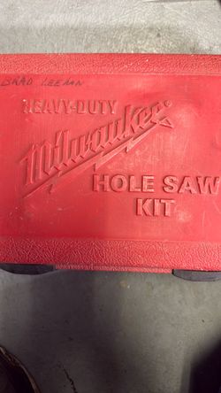 Milwaukee hole saw kit
