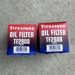 2 Firestone Oil Filters TF2808 Same As Fram PH3593A