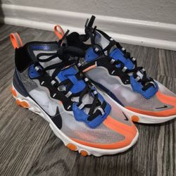 Nike React Element 87 sneakers in the "Thunder Blue"  