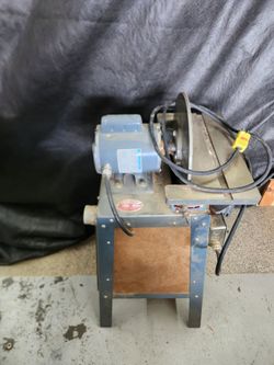 Vintage Sprunger 12" Disc Sander with Stand - 1/2 HP Marathon Motor