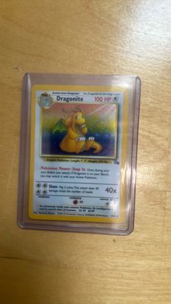 Dragonite Pokémon Card 4/62 Fossil Set