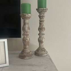 Candles And Candle Holders Rustic Farmhouse