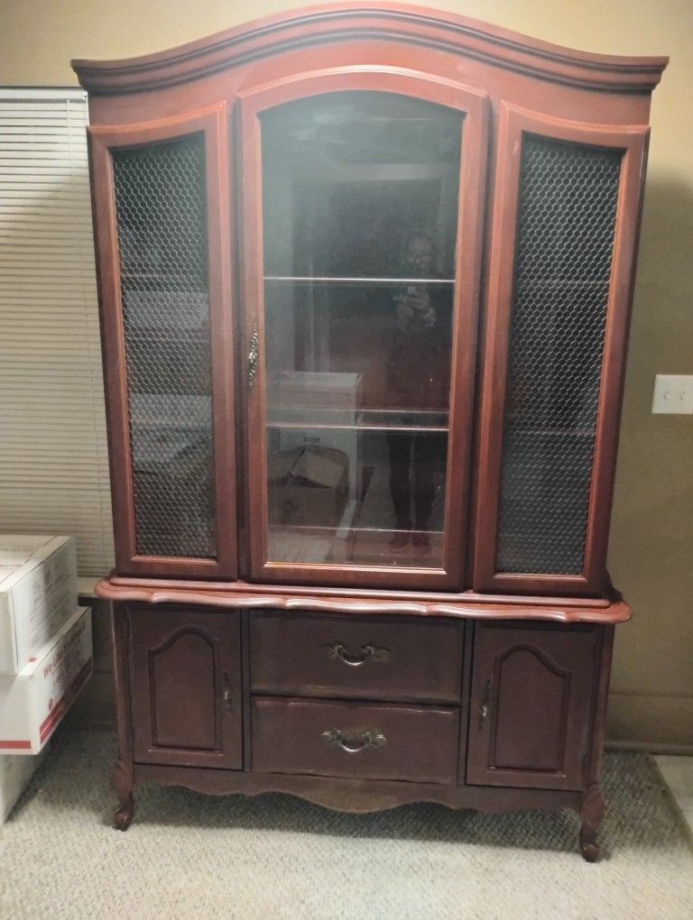 Mahogany China Cabinet