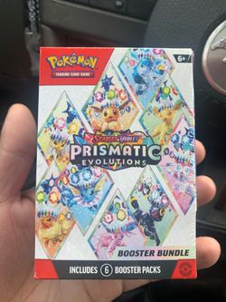 Prismatic booster bundle Pokémon