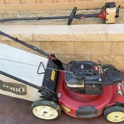 Toro Mower And Trimmer 