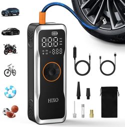 Portable Tire Inflator Air Compressor, 150PSI Digital Pressure Gauge Equipped, 20000mAh High-Capacity & 5 Times Quicker Portable Air Pump for Cars, Mo