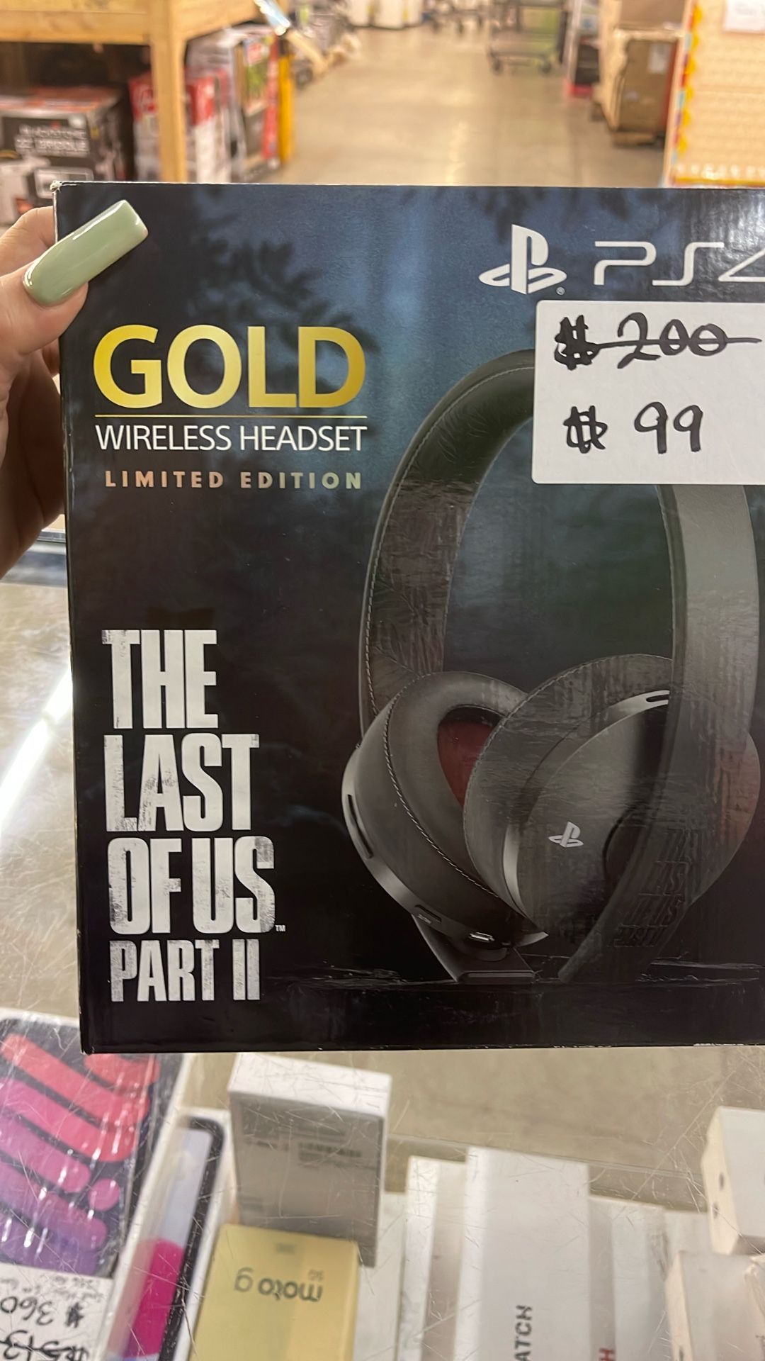 Gold Wireless Headset