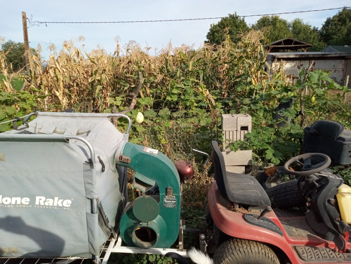 Mow Bag For Riding Mower.