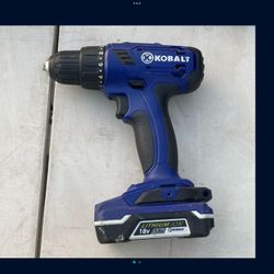 Tool Sale! 18V Kobalt Drill And Battery - Works Great! Oferta de herramientas! Kobalt taladro y batería