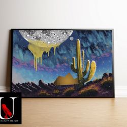 Big 24x36 Framed Art Print - Desert Night