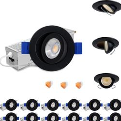 Adjustable Directional Recessed Lighting With Jbox