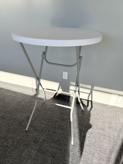 High top folding table