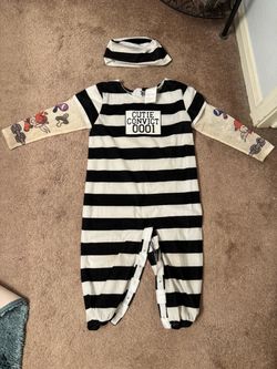 Toddler Prisoner Halloween Costume - Cutie Convict (Size 3T)